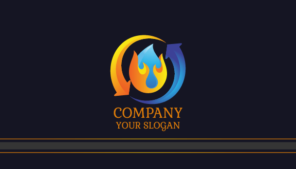 Surrounding Arrow Plumber Business Card