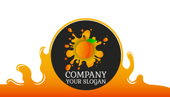 Tangy Flavor Orange Business Card