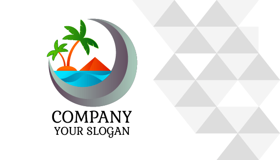 Tranquil Tour Moon Business Card