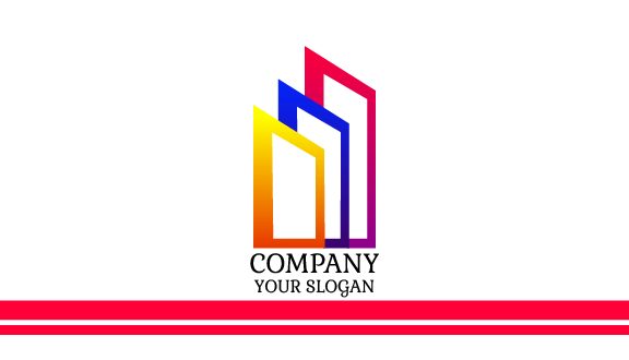 Trendy Interior Architect Business Card