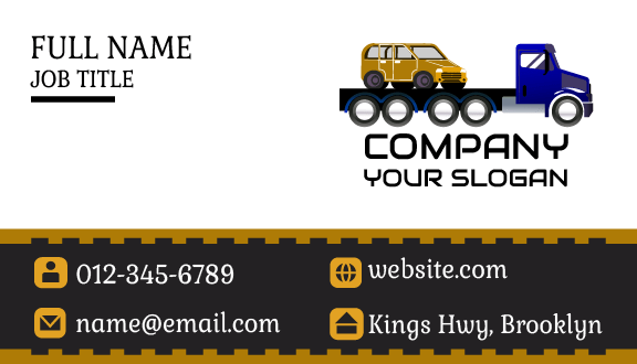 Truck Quick Service Business Card