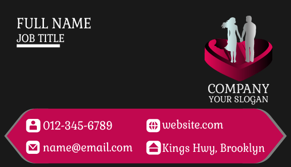 True Love Dating Business Card