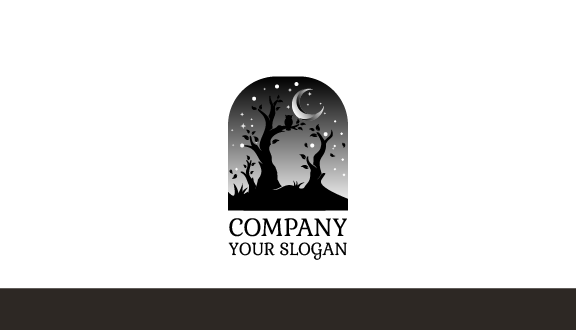 Twinkle Stars Moon Business Card