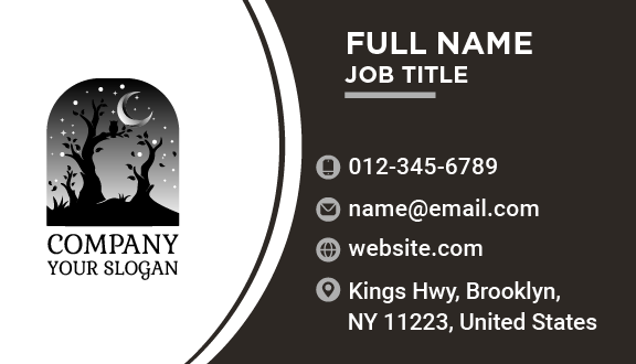 Twinkle Stars Moon Business Card