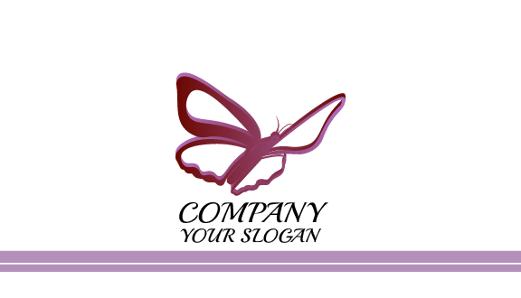 Vibrant Butterfly Business Card