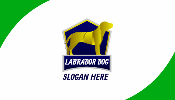 Visually Stunning Dog Business Card