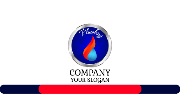 Vivid Fusion Plumber Business Card