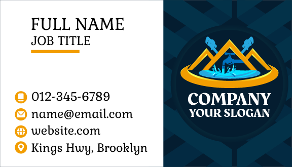 Expert Plumber Equipment Business Card