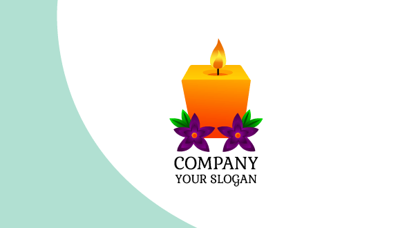Wellness Aroma Candle Business Card