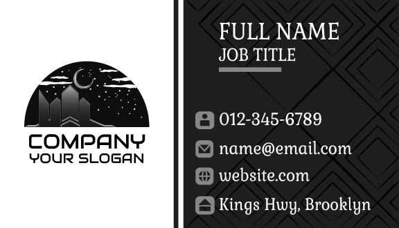 White Cloud Moon Business Card