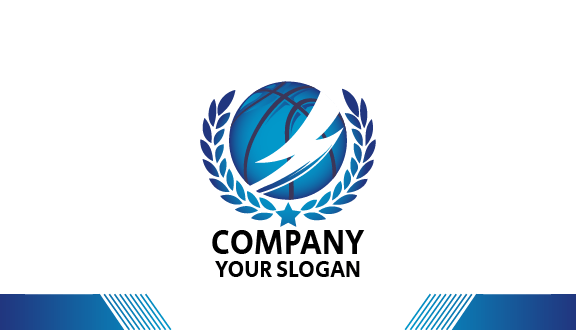 White Energy Basketball Business Card