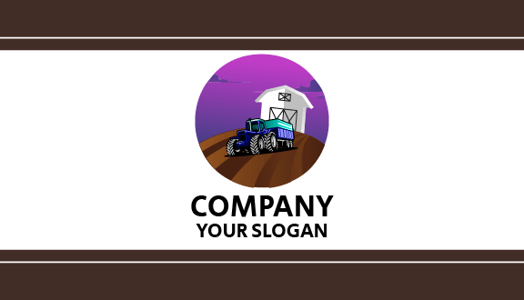 White Farmhouse Agriculture Business Card