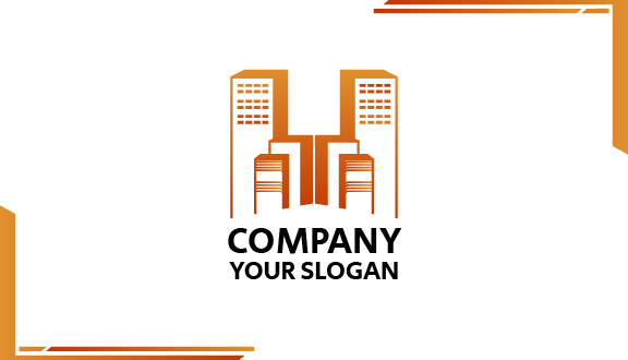 White Paint Building Architect Business Card