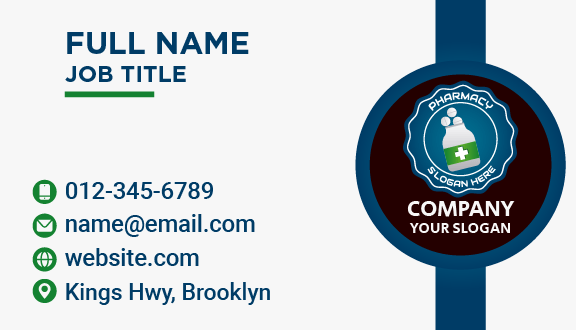 White Pill Pharmacy Business Card