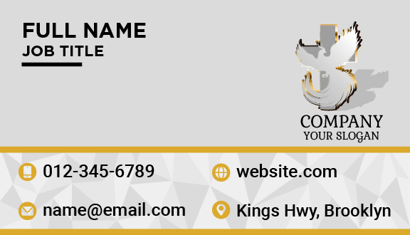 White Plumage Church Business Card