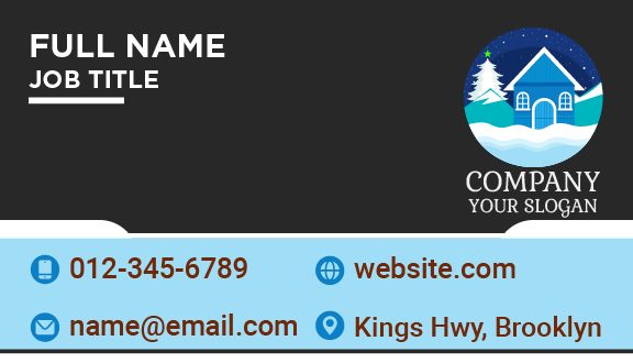 White Tree Winter Business Card