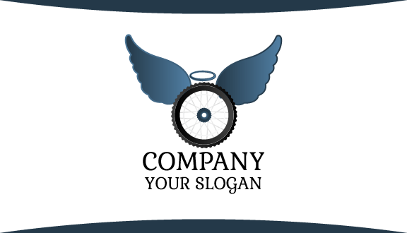 Winged Tire Bike Business Card