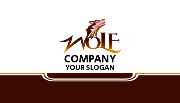 Wolf Letter Business Card