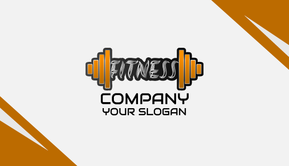 Yellow Barbell Fitness Business Card