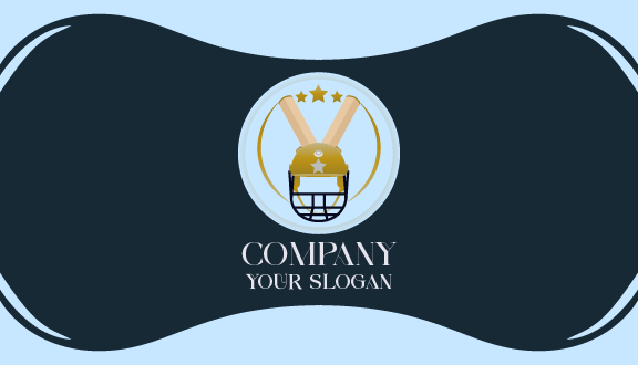 Yellow Stars Cricket Business Card