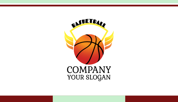 Yellow Wing Basketball Business Card