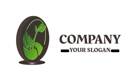 Agriculture Round Shield Logo