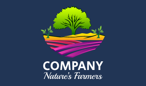 Colorful Fields Agriculture Logo