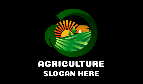 Farm Hut Agriculture Logo