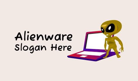 Colorful Laptop Alienware Logo