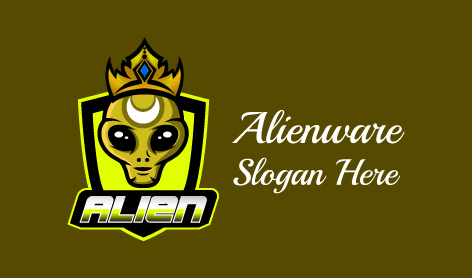 Golden Crown Alienware Logo