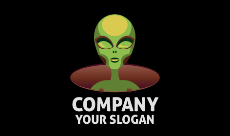 Peeking Creature Alienware Logo