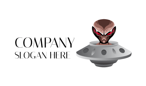 Silver Space Saucer Alienware Logo