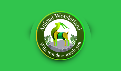 Colorful Animal World Logo