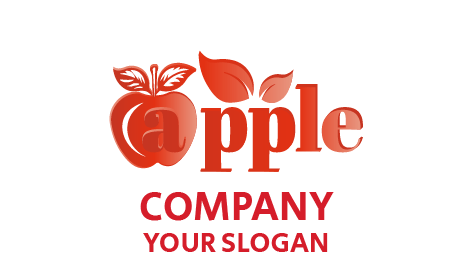 Candy Red Shade Apple Logo