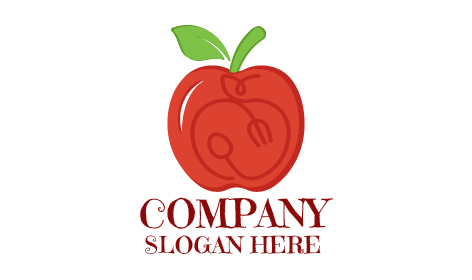 Dinnerware Red Apple Logo