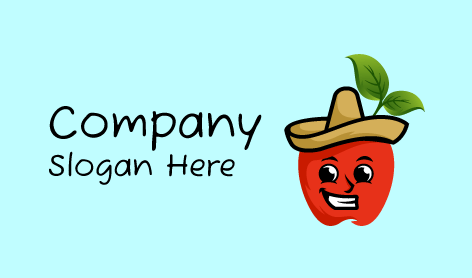 Funny Cartoon Apple Logo