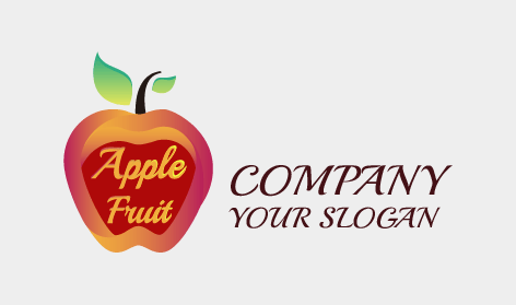 Hollow Center Apple Logo