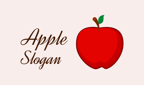 Simple Red Apple Logo