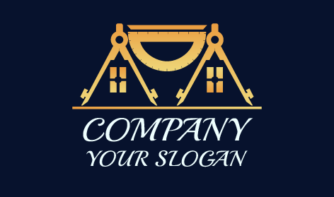 Geometric D Architect Logo