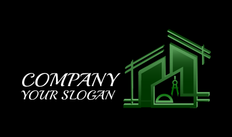 Green Architect Structure Logo