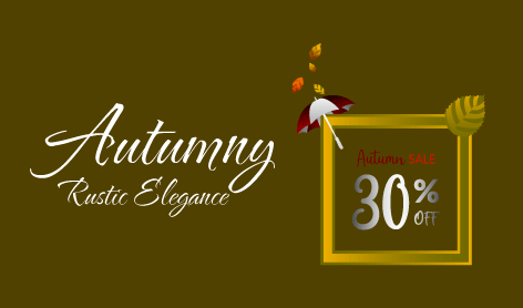 Autumn Sale Frame Logo