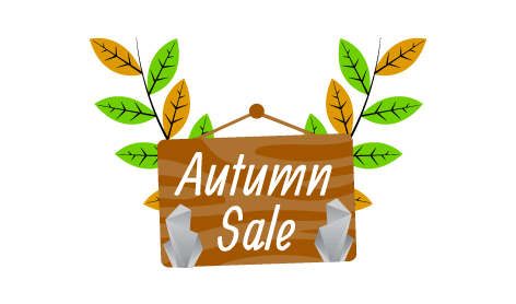 Cool Leaves Autumn Logo