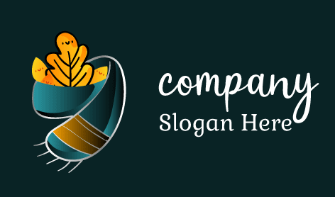 Fashionable Muffler Autumn Logo