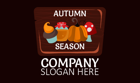 Pumpkin Treats Autumn Logo