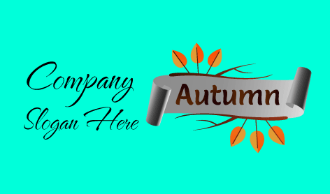 Silver Autumn Banner Logo