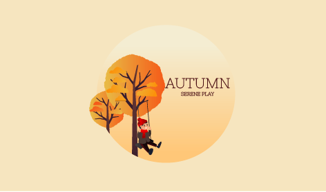 Tree Swing Autumn Logo