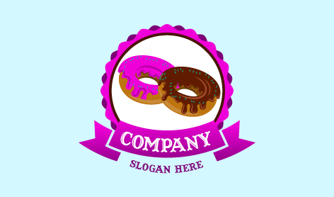 Delicious Donuts Bakery Logo