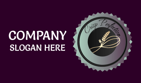 Golden Wheat Stalk Bakery Logo