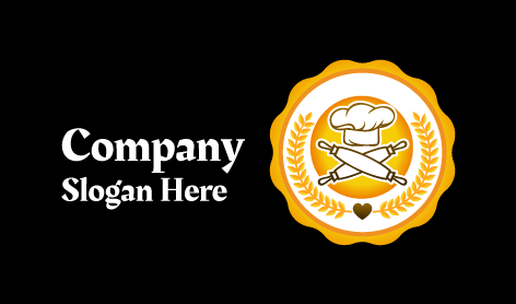 White Rolling Pin Bakery Logo