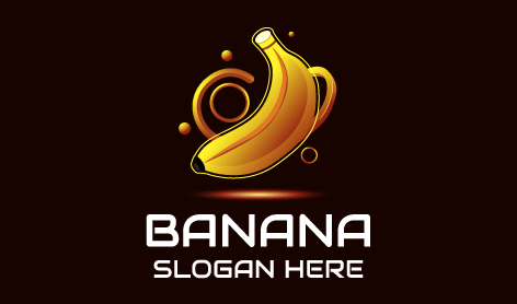 Golden Banana Delight Logo